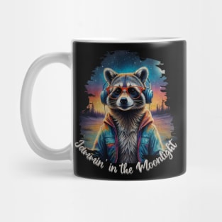 Moonlight Groove: Raccoon Mug